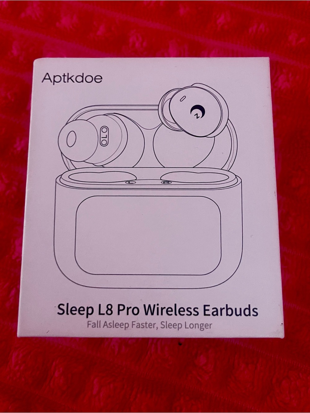 Aptkdoe Sleep L8 Pro Wireless Earbuds - White Box